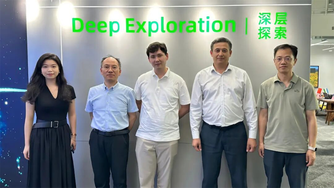 乌兹别克斯坦地质科技大学代表团到访深层探索，共探AI智能找矿技术合作
